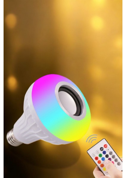 Lamba LED Hoparlör Dayanıklı ve Uzun Ömürlü Bluetooth Hoparlör