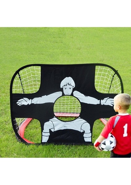 2’si 1 Arada Çocuk Mini Futbol Eğitimi Kalesi – Katlanabilir ve Taşınabilir fırsatları