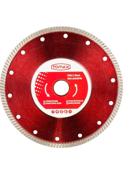 Tomax Seramik Fayans Disk - 115X1,3X22