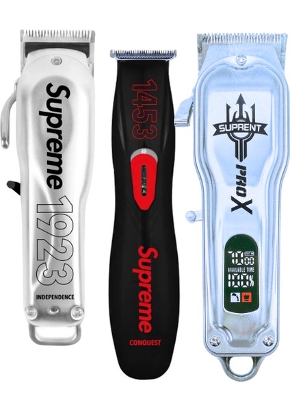 Pro x Supreme 1453 Supreme 1923 Tıraş Makineleri