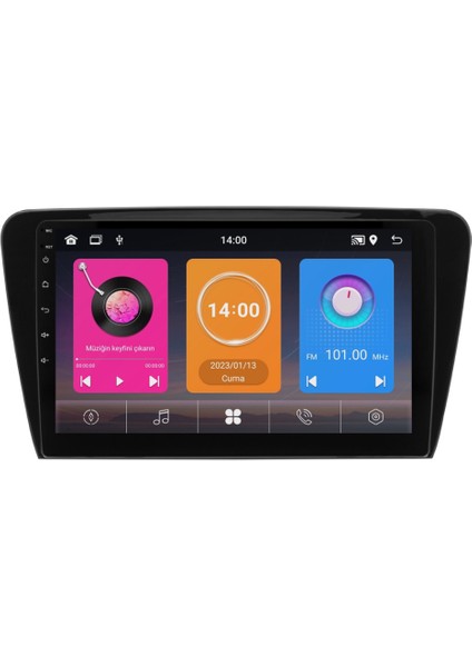 Skoda Octavia Android Multimedya Sistemi (2013-2017) 8+128 GB 4K OLED