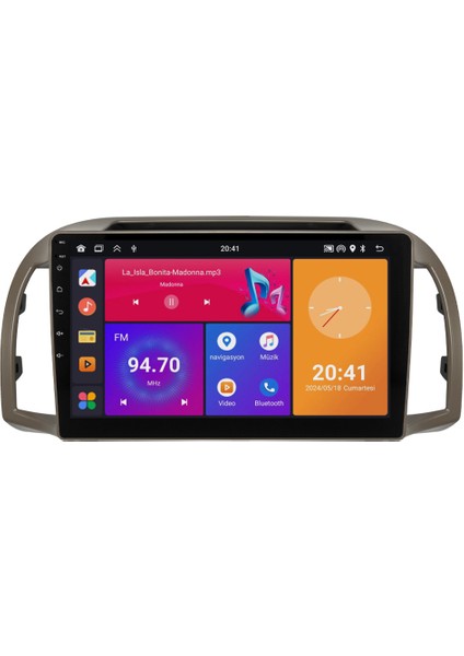 Nissan Micra Android Multimedya Sistemi (2002-2010) 8+128 GB