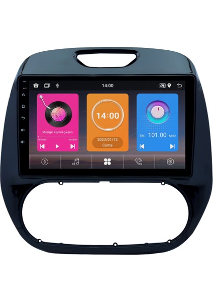 Renault Captur Android Multimedya Sistemi (2006-2011) 8+128 GB 4K OLED