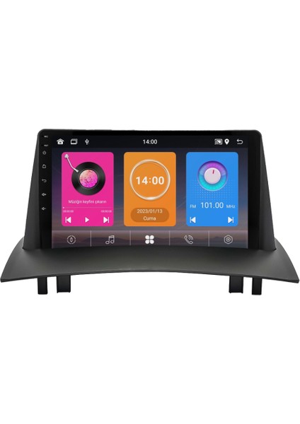 Renault Megane 2 Android Multimedya Sistemi (2004-2010) NV8128