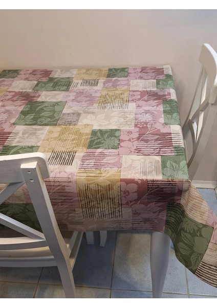 Elyaflı Pvc Muşamba - Desenli Silinebilir Masa Örtüsü