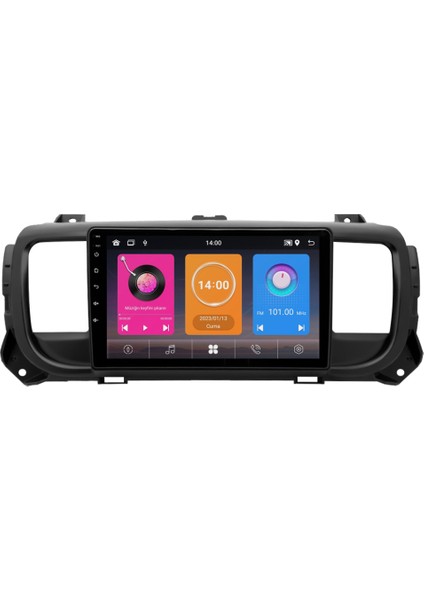 Fiat Scudo Android Multimedya Sistemi (2022-2024) 8+128 GB 4K OLED