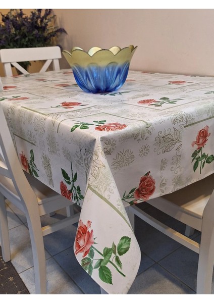 Elyaflı Pvc Muşamba - Desenli Silinebilir Masa Örtüsü