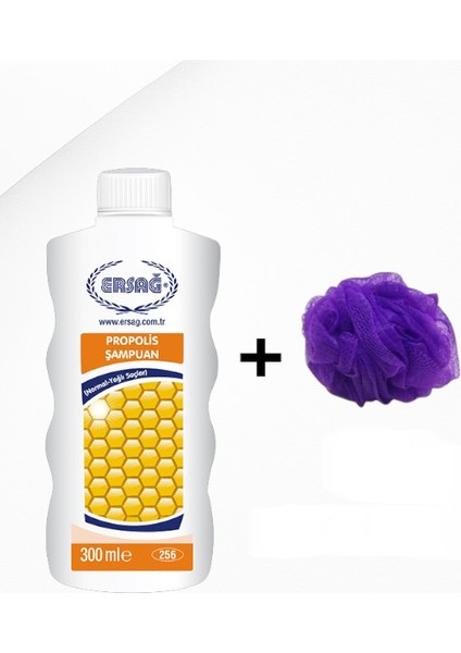 Propolisli Şampuan (Normal-Yağlı Saçlar) 300 ml - ( Lif Hediye'li )