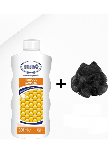 Propolisli Şampuan (Normal-Yağlı Saçlar) 300 ml - ( Lif Hediye'li )