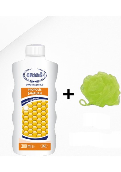 Propolisli Şampuan (Normal-Yağlı Saçlar) 300 ml - ( Lif Hediye'li )