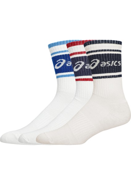 3 Pack Asics Logo Crew Sock Unisex Krem Çorap 3033B879-200 fiyatları