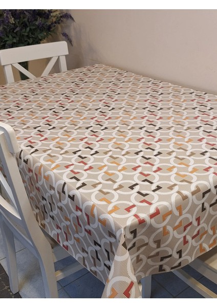Elyaflı Pvc Muşamba - Desenli Silinebilir Masa Örtüsü