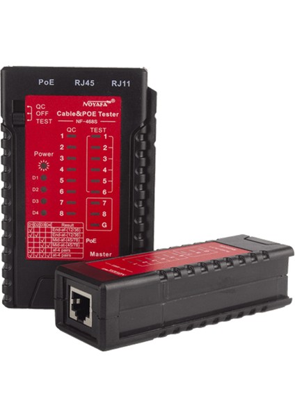 RJ45/RJ11/POE Kablo Test Cihazı NF-468S (4741)