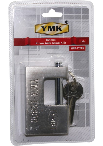 80MM Gri Kayar Milli Asma Kilit