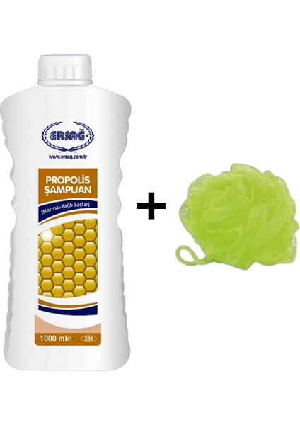 Propolisli Şampuan (Normal-Yağlı Saçlar) 1000 ml - ( Lif Hediye'li )