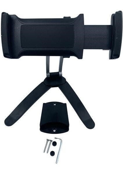 Buffer® 360 Derece Dönebilen Mutfak Masaüstü Telefon Tablet Tutucu Ayarlanabilir Esnek Ayaklı Metal