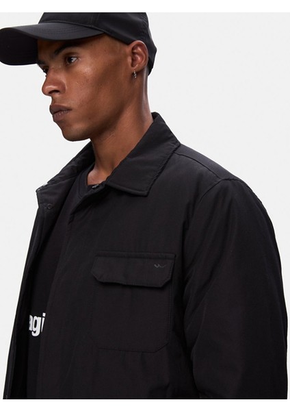 Gömlek Yaka Teknık Siyah Mont indirimleri