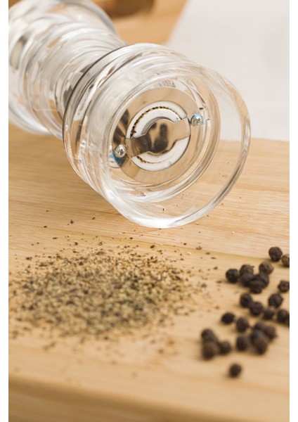 Akrilik Tuz Karabiber Baharat Değirmeni Öğütücü 14 Cm modelleri