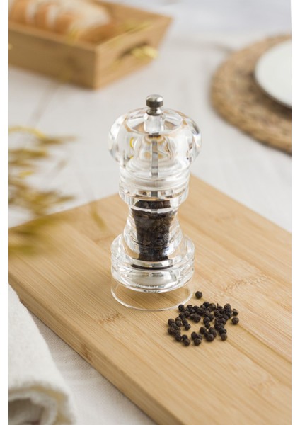 Akrilik Tuz Karabiber Baharat Değirmeni Öğütücü 14 Cm fırsatları