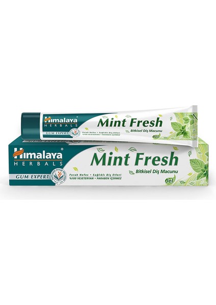 Nane Ferahlığı Bitkisel Diş Macunu, Florürsüz, Parabensiz, Vejeteryan, Ferah Nefes, 75 ml