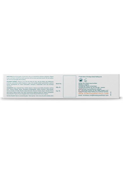 Nane Ferahlığı Bitkisel Diş Macunu, Florürsüz, Parabensiz, Vejeteryan, Ferah Nefes, 75 ml