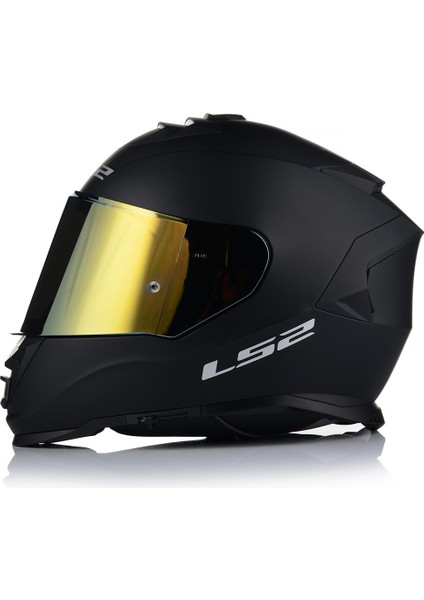 Storm 2 Mat Siyah Fullface Motosiklet Kaskı Gold Camlı fiyatları