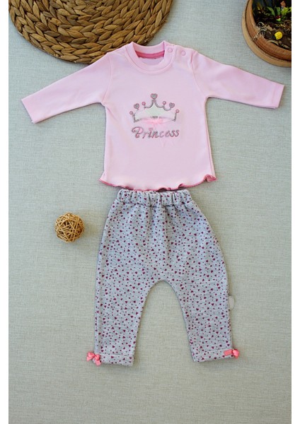 3-6 6-9 9-12 Ay Full Star Nakışlı Şapkalı Uzun Kollu Sweat 3lü Erkek Bebek Takımı