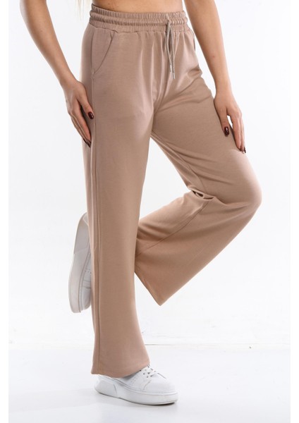 Kadın Oys Geniş Paça Jogger Modal Eşofman Altı