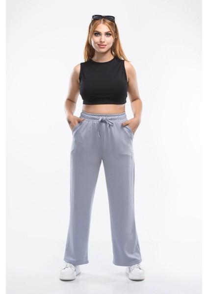 Kadın Oys Geniş Paça Jogger Modal Eşofman Altı