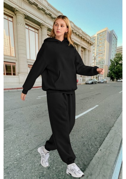 Baggy Eşofman Altı Jogger Rahat Kesim Yeni Moda Kadın Erkek Siyah Gri fırsatları