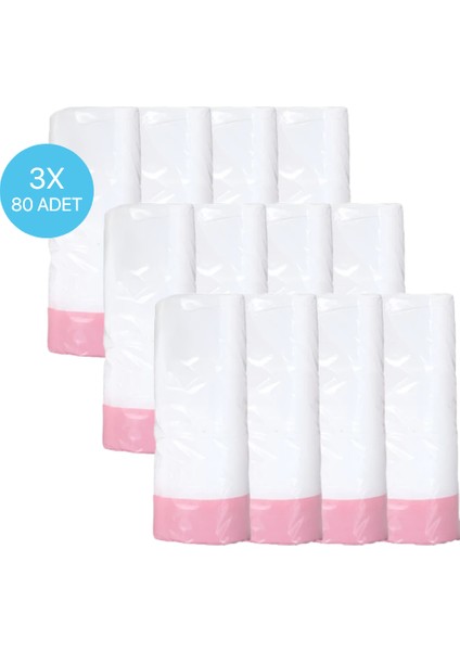 Akıllı Kedi Tuvaleti Çöp Poşeti Eko Set 3'lü 32x45cm (X8620 İle Uyumludur)