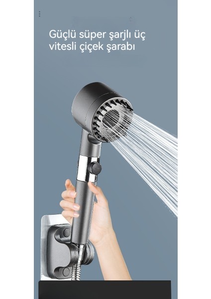 Duş + 1.5m Su Borusu + Taban (Yurt Dışından)
