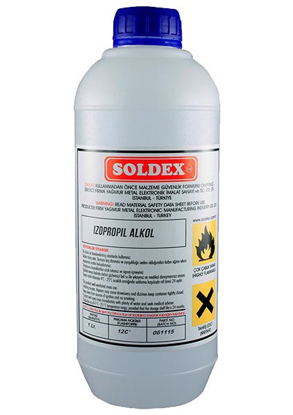 Soldex Izo Propil Alkol 1 Lt (4741)