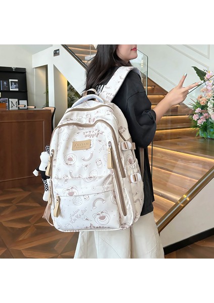 Çok Yönlü Çilek Ayı Büyük Kapasiteli Sırt Çantası (Yurt Dışından) fiyatları