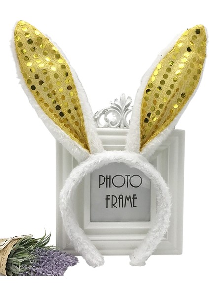 Peluş Tavşan Kulakları Saç Bantları Kafa Bantları Paskalya Tavşanı Saç Klipleri Kafa Bantları Küçük Hediyeler (Yurt Dışından)