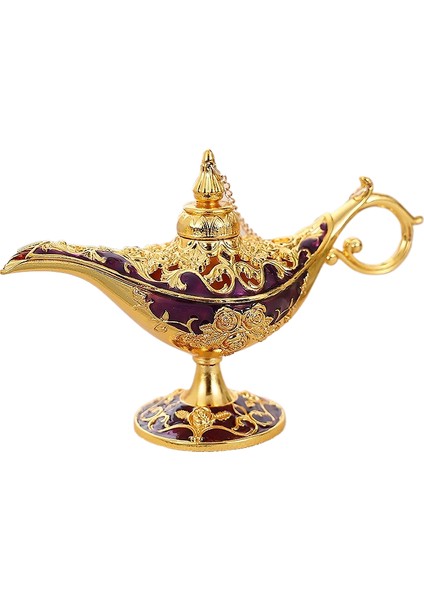 Süsler Metal Avrupa Desen Ala Tanrı Lamba Ev Retro El Sanatları Işık Lüks Yaratıcı Çalışma Dilek Lambası Süsler (Yurt Dışından)