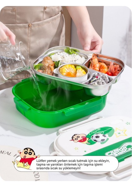 316 Paslanmaz Çelik Yalıtımlı Öğle Yemeği Kutusu Crayon Shin-Yeni Öğrenci Özel Izgara Öğle Yemeği Kutusu (Yurt Dışından) fiyatları