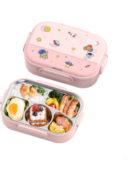 316 Paslanmaz Çelik Beş Izgara Taşınabilir Isı Yalıtımlı Öğle Yemeği Kutusu (Yurt Dışından)