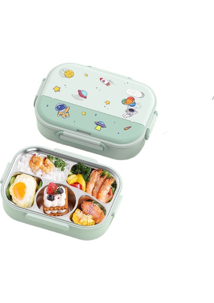 316 Paslanmaz Çelik Beş Izgara Taşınabilir Isı Yalıtımlı Öğle Yemeği Kutusu (Yurt Dışından)