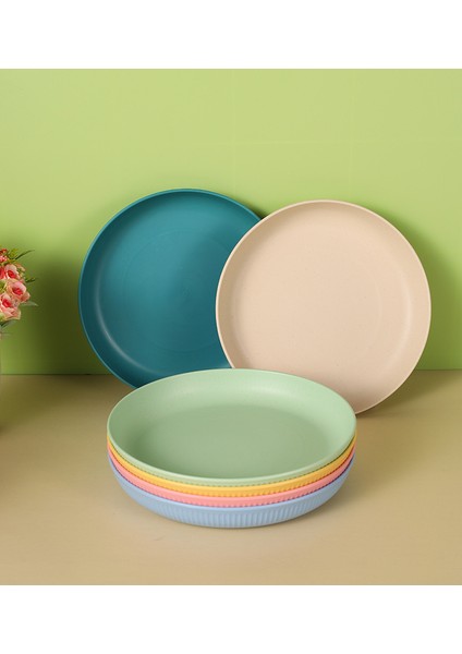 2 Adet Ev Içi Plastik Buğday Saman Yemek Tabağı (Yurt Dışından) fiyatları