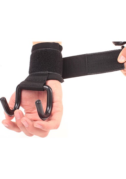 Fitness Ağırlık Kaldırma Palmiye Pedleri Yukarı Bilek Kancası (Yurt Dışından)