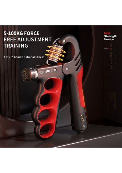 Kol Gücü Fitness Aleti Sayma Kavrama (Yurt Dışından)
