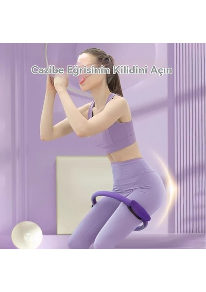 Kadınlar Yoga Eğitim Fitness Halka Pula No Çember (Yurt Dışından)