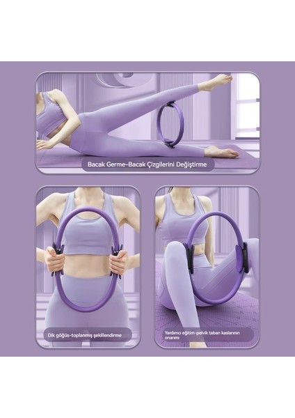Kadınlar Yoga Eğitim Fitness Halka Pula No Çember (Yurt Dışından)