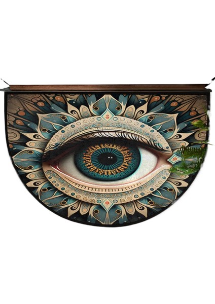 Bohem Yarı Dairesel Kristal Kadife Paspas Giriş Kapısı Giriş Kapısı Kir Tutmaz Kolay Bakım Dekoratif Paspas (Yurt Dışından)