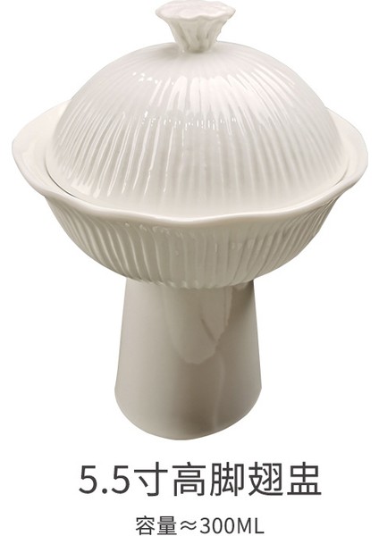 Lotus Kuş Yuvası Fincan Abalone ve Köpekbalığı Yüzgeci Fincan Şekerli Su Dağı Kapaklı Tatlı Fincanı Güveç Tenceresi Sofra Takımı (Yurt Dışından)