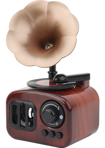 Retro Gramofon Müzik Kutusu Oturma Odası Giriş Ofis Dekorasyonları Yaratıcı Sevgililer Günü Doğum Günü Hediyesi (Yurt Dışından)