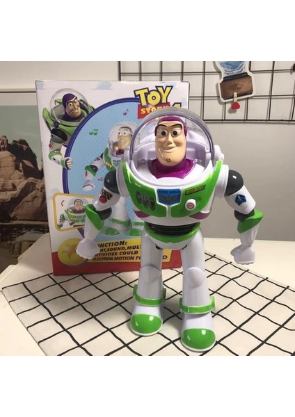 Buzz Lightyear Ses ve Işık Yürüyen Bebek Oyuncak Hikayesi 4 Tabanca Oyuncak Bebek Oyuncak (Yurt Dışından)