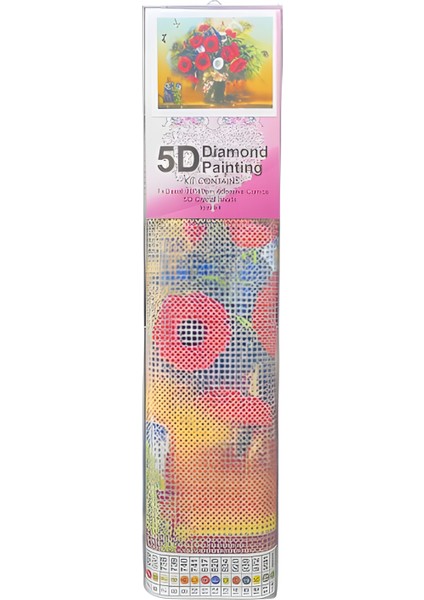 5d Yapışan Boncuk Goblen 30 x 40 cm Mozaik Tablo Pano 60324