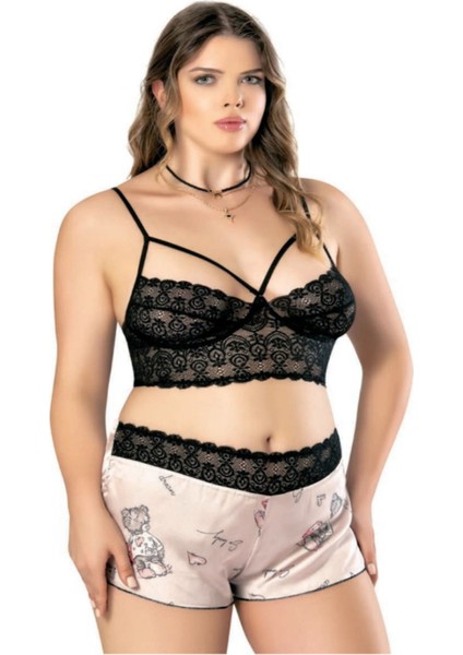 Iç Giyim Night Light Şortlu Pijama Takım